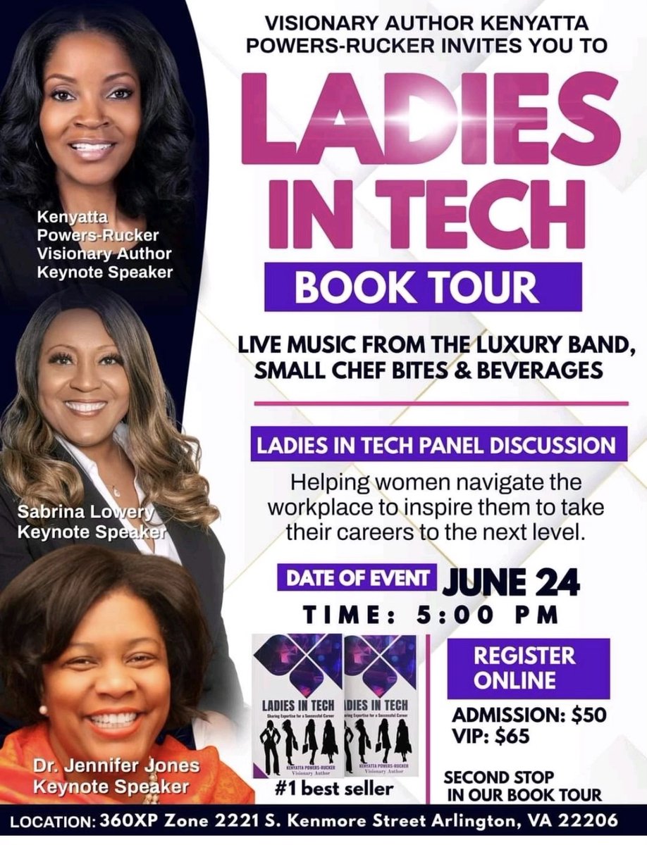 📣 Calling all Ladies in Tech! 📣 Join us at the Ladies in Tech Book Tour, where we'll create safe spaces to gather, share experiences, and support each other in reaching new heights. Register now: lnkd.in/eEwHHFWq #ladiesintech #booktour #womenintechnology