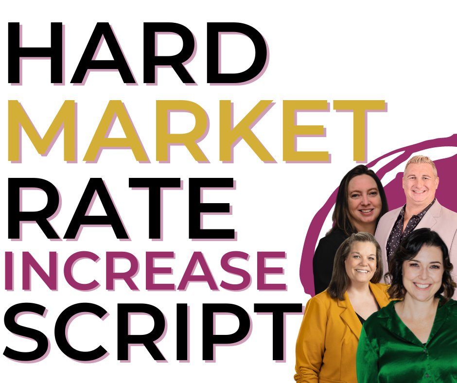 Appsinsurance's tweet image. 🚫 Does your team need a script for how to explain a rate increase in? Join us for our latest episode where we dive into how to have the rate conversation. bit.ly/3IZsc2k
#HardMarket #InsuranceRate #rateincrease #HardMarketHero #rate #PodcastAlert