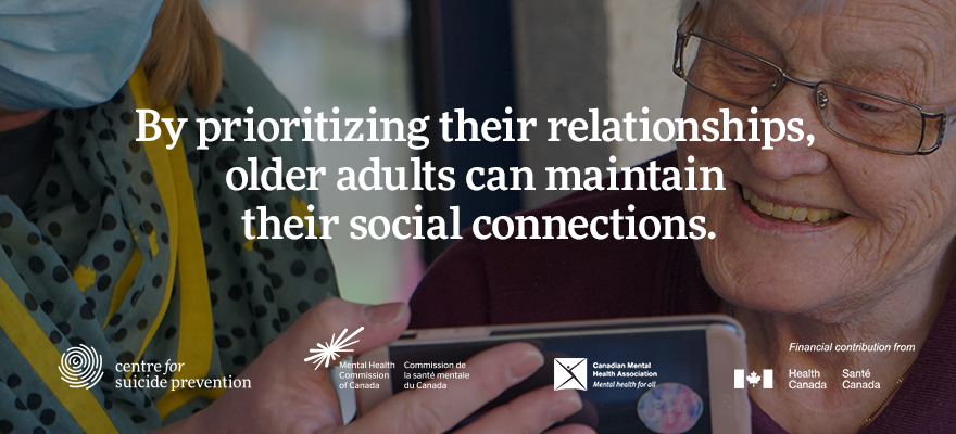 cspyyc's tweet image. Older adults may find they have fewer relationships and connections as loved ones have passed away. This loss of social connection can affect their mental health.  #seniorsweek buff.ly/2VqCxbU
