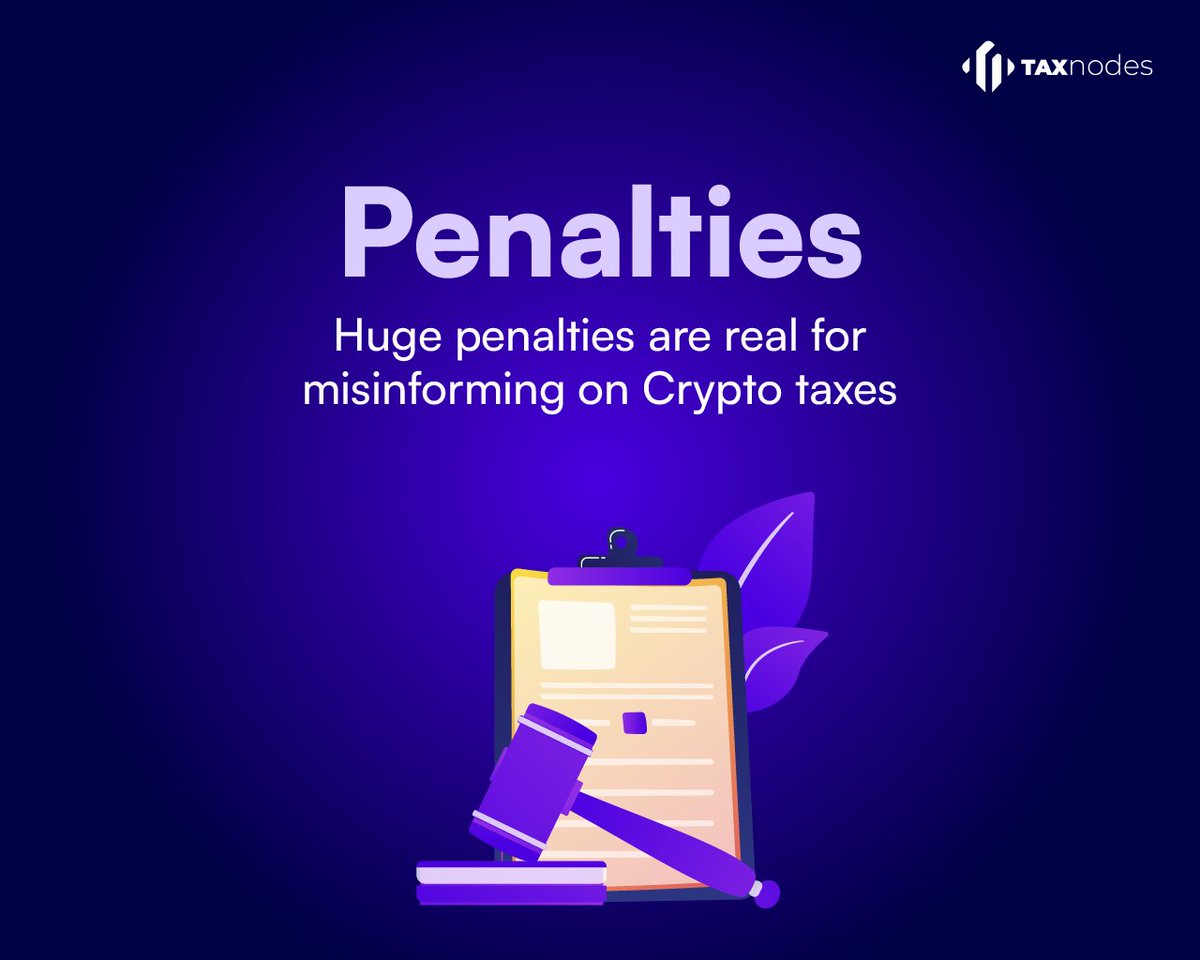 TaxNodes_'s tweet image. It is time to understand the potential penalties in ITR filing. Discover why tax authorities impose #penalties to uphold compliance &amp;amp; deter tax evasion.

Uncover penalties&apos; crucial role in maintaining a fair &amp;amp; just tax system. 📝

bit.ly/40pNoFA

#Crypto #CryptoTaxGuide