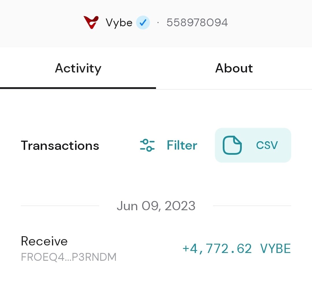 Another day, and more @VybeCrypto $Vybe Tokens deposited into my @PeraAlgoWallet just for being active on #Twitter and #TikTok.  21 days left in the @CometaHub staking pool, currently earning 52.67% apr. #CryptoTwitter #algorand #algofam