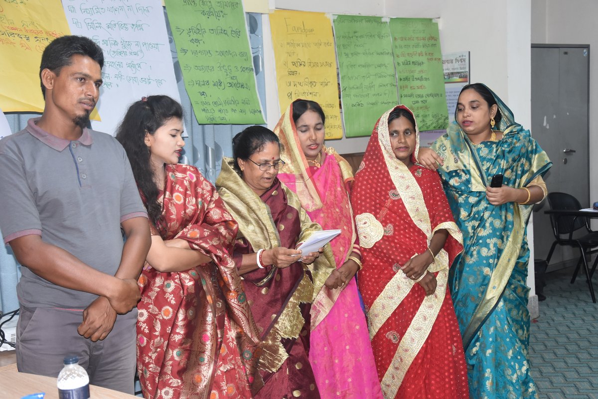 Exciting to see #S4HL #Bangladesh coalition lead Association for Land Reform and Development (ALRD) conduct a multi-day paralegal training covering vital topics like land literacy, gender norms, community interventions, and do no harm!

#LandRights #GenderEquality #Empowerment