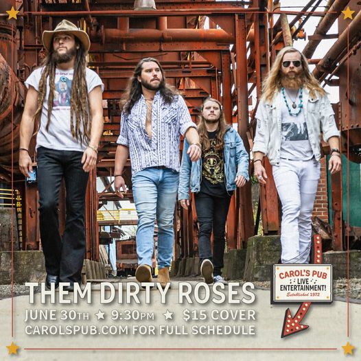 ThemDirtyRoses's tweet photo. #Chicago!  Start making your plans now because this one is gonna #sellout SOON 🥀🥀  We're at @Carols_Chicago w/ @ACEMONROEBAND on FRIDAY, JUNE 30th!

Get your tickets before they're gone on our website &amp; HERE: https://t.co/V5Z956PBwC 🥀 🎟️ https://t.co/J2I6krJaVW
