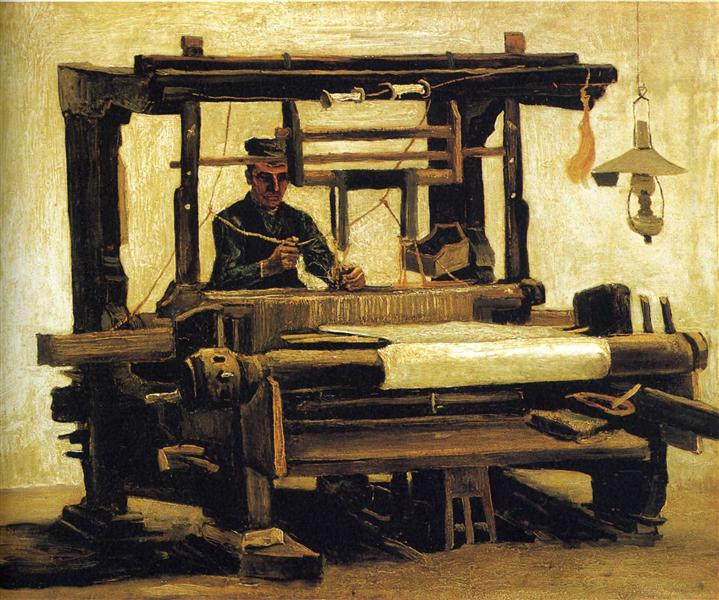 Weaver, Seen from the Front (1884, Nuenen)
