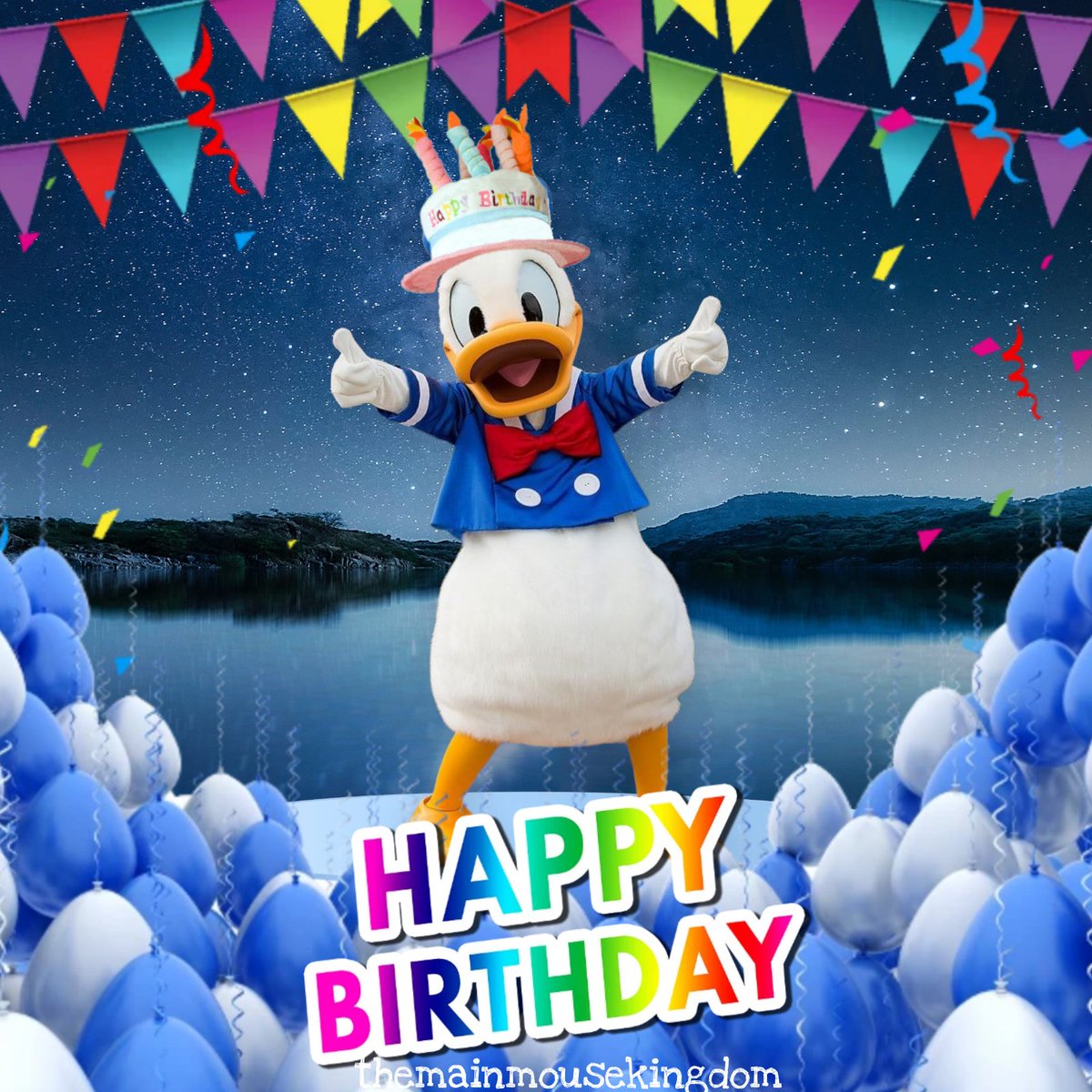 mainmousechat's tweet photo. Let's wish #donaldduck a happy birthday 🎈🎂 #donald #disney #donaldduck #disneyparks https://t.co/C4reXzJlXi