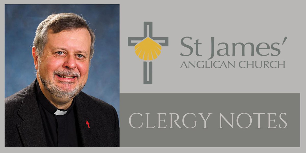 St James' News:

Clergy Notes — Corpus et Sanguis Christi, June 11, 2023: stjames.bc.ca/2023/06/clergy…