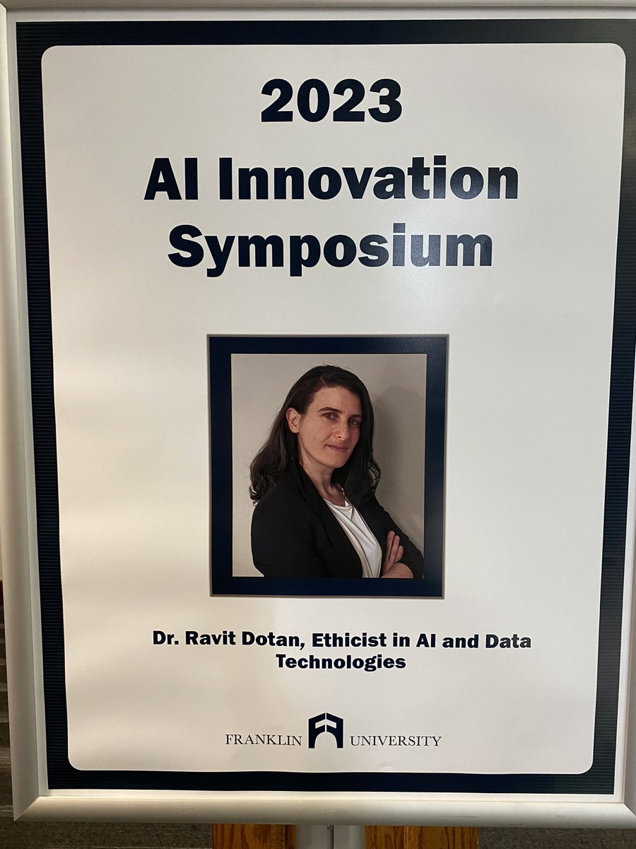 Franklin University hosted the insightful Ravit Dotan, PhD who is an Ethicist in #AI and #DataTechnologies.

In addition, the University welcomed its friends and students from Poland, sharing meaningful discussions related to its #partnership and AI. 

franklin.edu