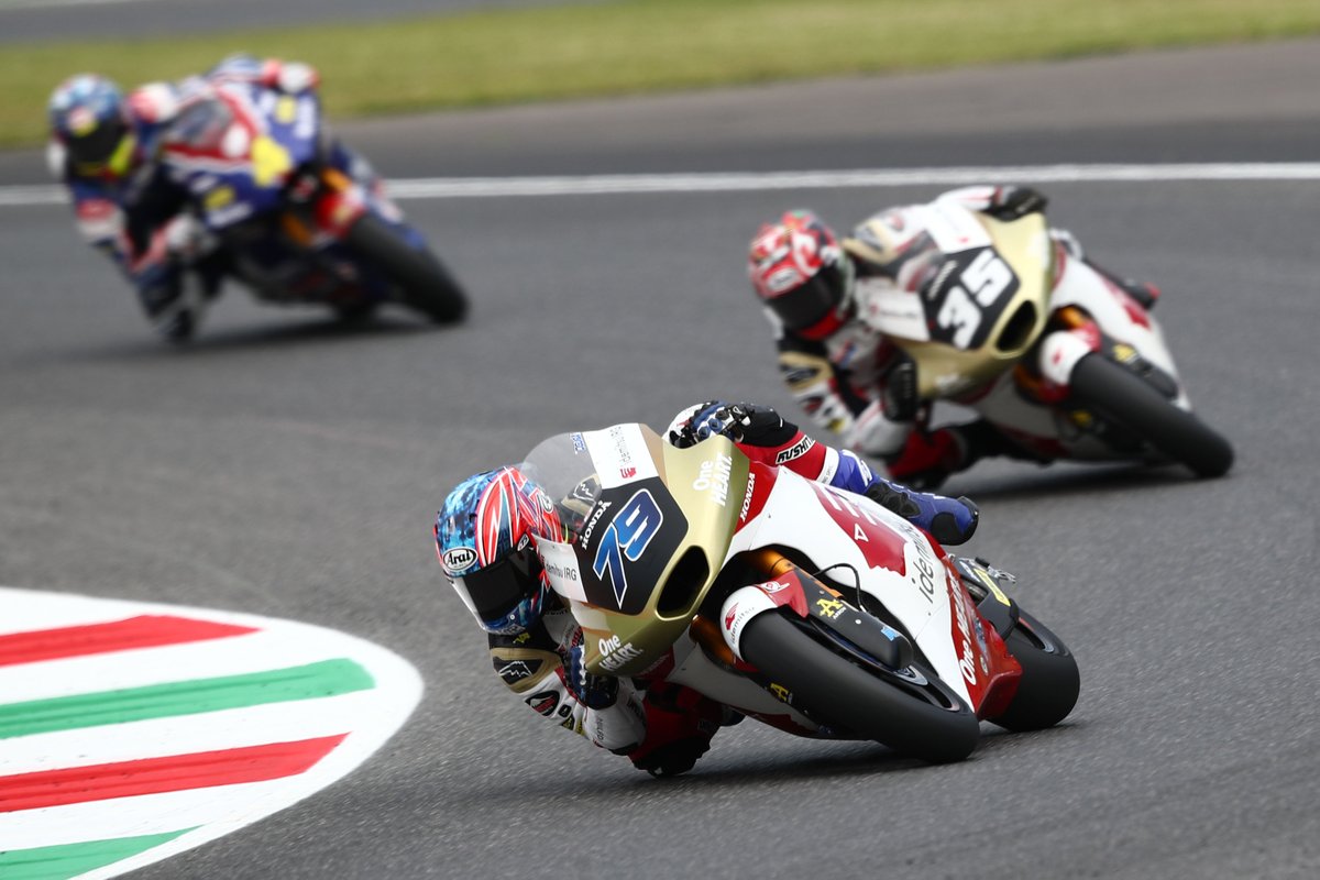 #Moto2 first day at @MugelloCircuit is a day of equality

@AiOgura79 @somkiat35 #ItalianGP 🇮🇹#hondaracingcorporation

Read more: bit.ly/3NmiauT