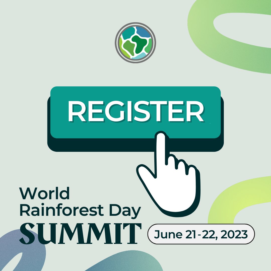 It's time to secure your spot at the 2023 World Rainforest Day Summit: ow.ly/Zlk450OKrbf  

Don't miss out - spaces are limited! Celebrate #WorldRainforestDay with those at the forefront of the mission and find your pathway to impact