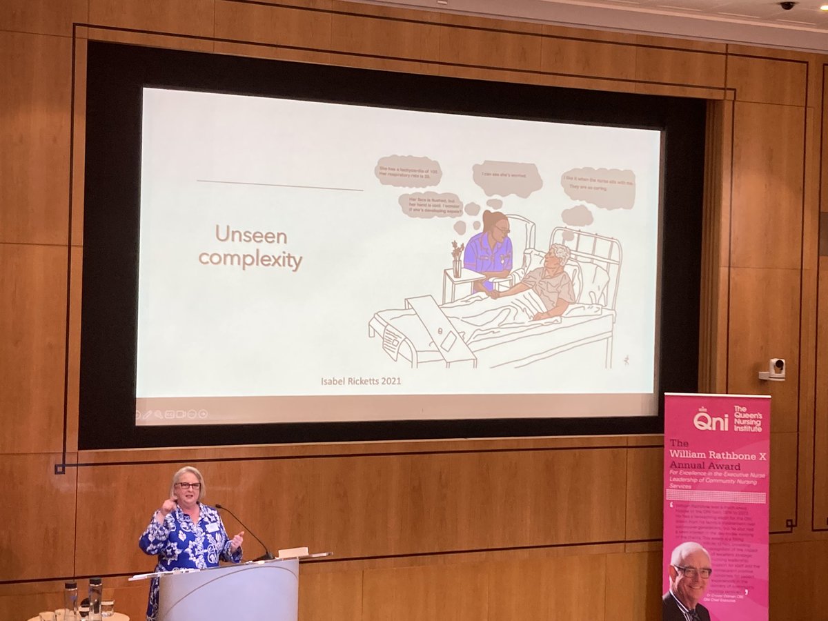 When nurses make complexity look effortless don’t make the mistake of thinking this is easy and / or can be achieved through swapping in another practitioner (when we make something look simple doesn’t mean it is) <a href="/TheQNI/">The Queen's Nursing Institute</a> <a href="/alisonleary1/">Prof Alison Leary 💙#ProtectNurse</a>