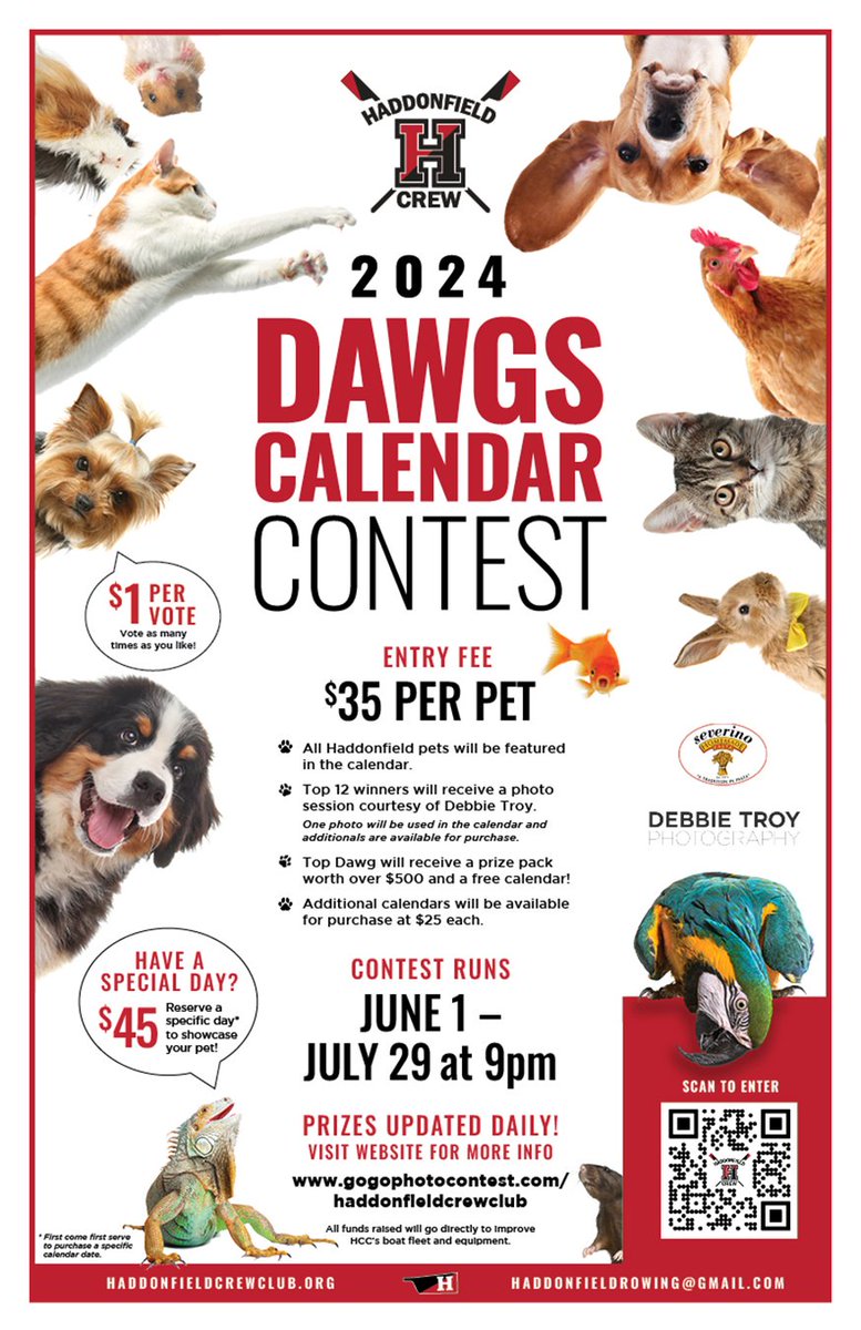 Our calendar contest is now live. Get your pet photos up and get voting! All pets welcomed!

gogophotocontest.com/haddonfieldcre…