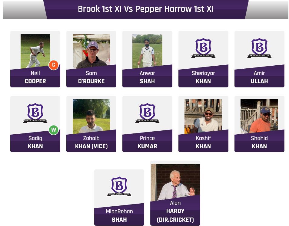 Teams for tomorrows games. #cricketlovers #cricketnews again the 2nd XI has 5 under 18’s ranging from 13-17. 1st XI have a similar side to most weeks and look to keep improving