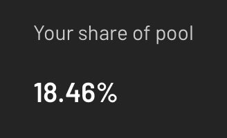 MagicOnAlgo's tweet image. Our pool share is decreasing slowly thanks to all pool providers! We will wait until it drops below 10% to slowly pull our liquidity out to decentralize the token one more step. Then we will drop the first airdrop to liquidity providers. $MAGIC #Algofam