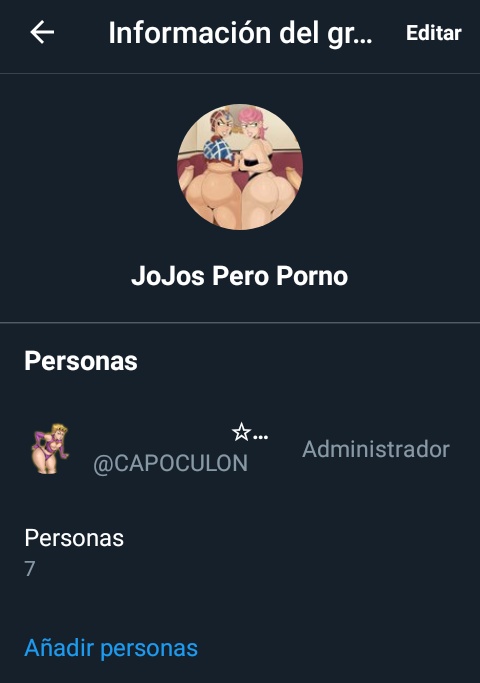 || grupo para las cuentas de JOJOS, orale