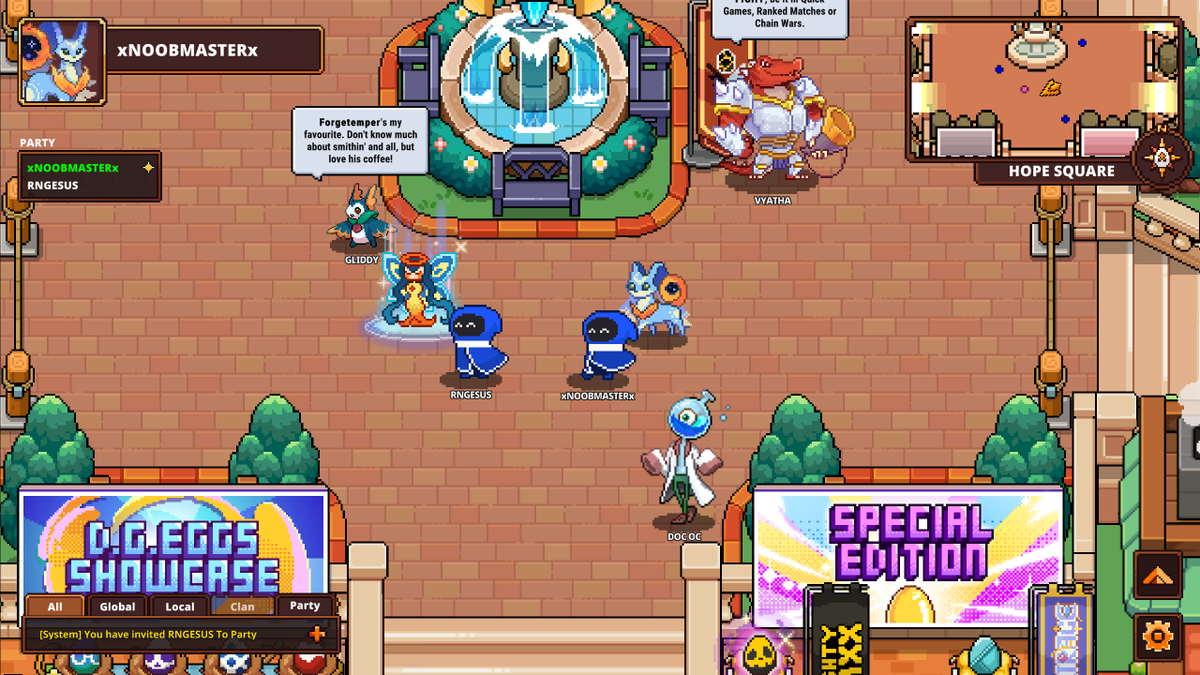 Plaza party has begun!

Everyone, come gather at the Impossible Plaza on dgpals.io with your #DGPals and start exploring the wonders around you. 

See you all there! 😉

Find out more about Plaza in our latest medium article: medium.com/officialdgpals…