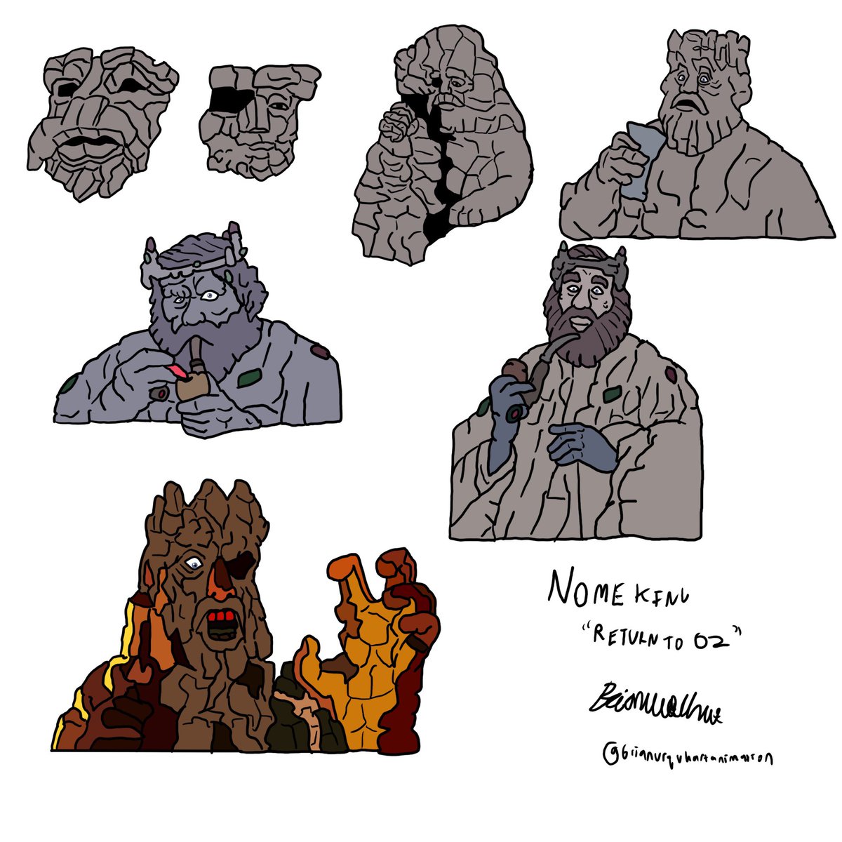 brian_animation's tweet photo. My art tribute to the Nome King from Return to Oz. #brianurquhartanimation #nomeking #returntooz #arttribute #disney #wizardofoz #exceptionalminds @brian_animation @ExMinds @Disney @DisneyStudios https://t.co/lDanw9AFV2