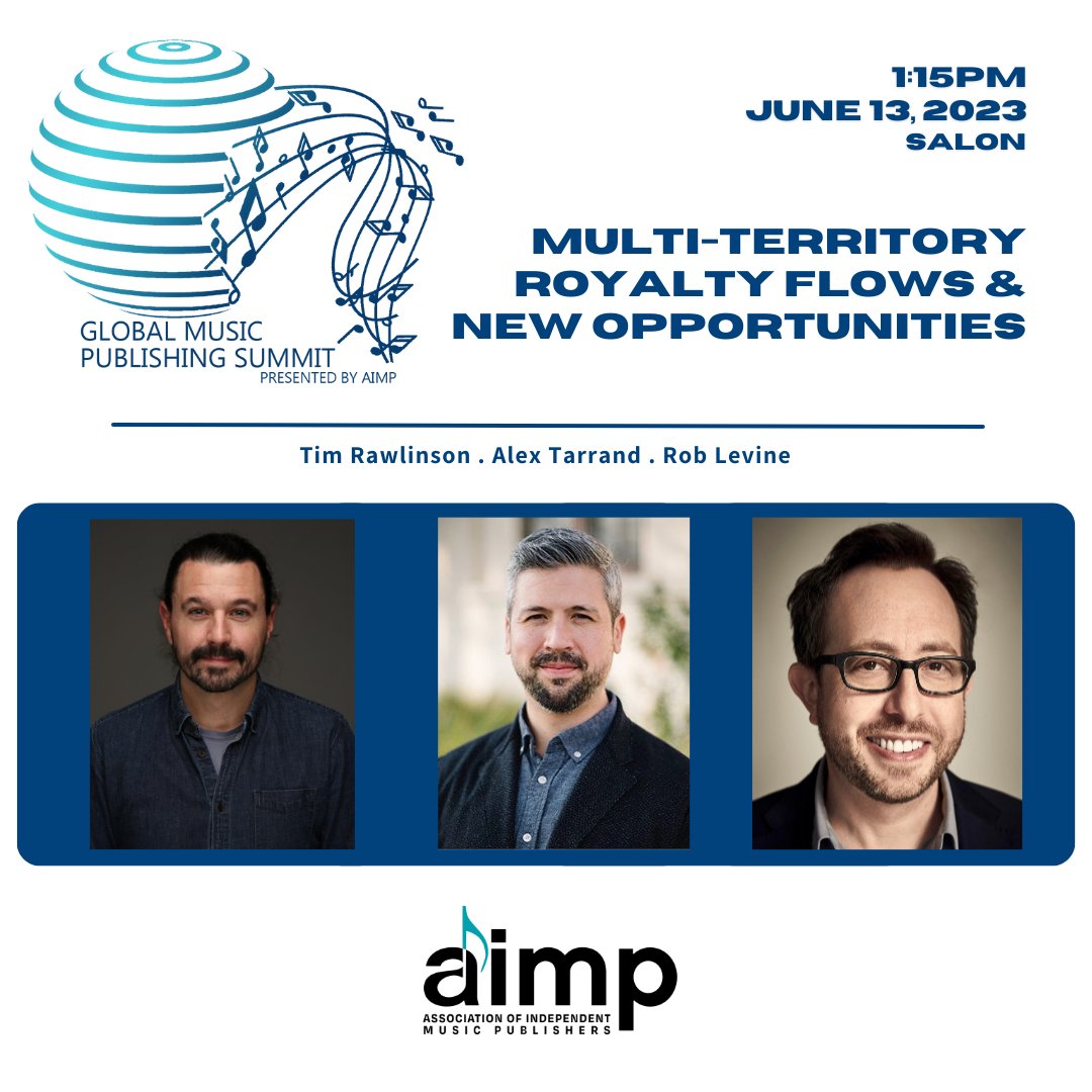 We look forward to the summit panel “Multi-territory royalty flows &amp; new opportunities,”  featuring a conversation between ICE's Tim Rawlinson and  Alex Tarrand from gaming start-up STYNGR and moderated by  Billboard's Rob Levine.

Get your tickets here: aimpsummit.com