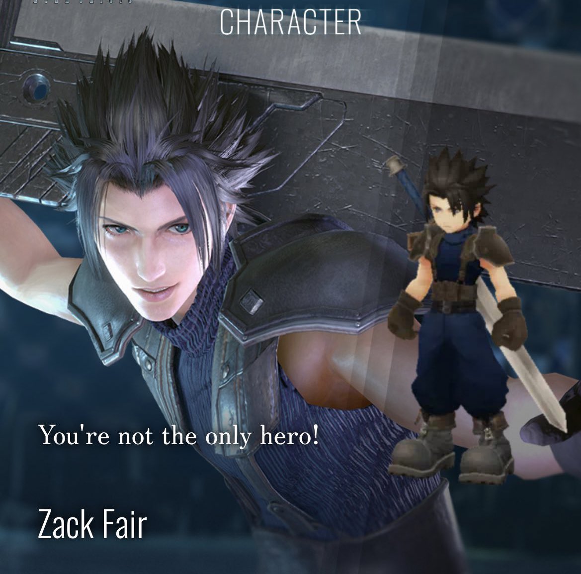 alvearesh's tweet photo. battle couple vibes 

#ff7 #ff7ec #zackfair #tifalockhart #zifa #zati https://t.co/Tbrc0veI2u