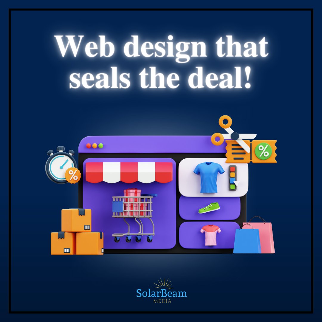 SolarBeamMedia's tweet photo. Want to make your website a money-making machine? 🤑

Invest in good web design and watch those purchase numbers soar! ✔️
☀️ https://t.co/L56h2g8KaK

#SolarBeamMedia #WebDesign #BestWebDesignServices https://t.co/ASlK14NAQc