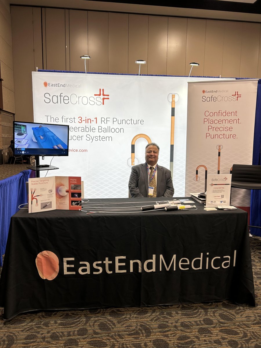 We're thrilled to be @ #TVT2023! Stop by our booth to see how a Balloon, Steerable Sheath & RF Energy can make #transseptal crossing quick, easy & safe. #SafeCross #LeftHeart #StructuralHeart #TSP #ePeeps #CardioTwitter View Live Case Footage of SafeCross: bit.ly/ISLAA23-LC6