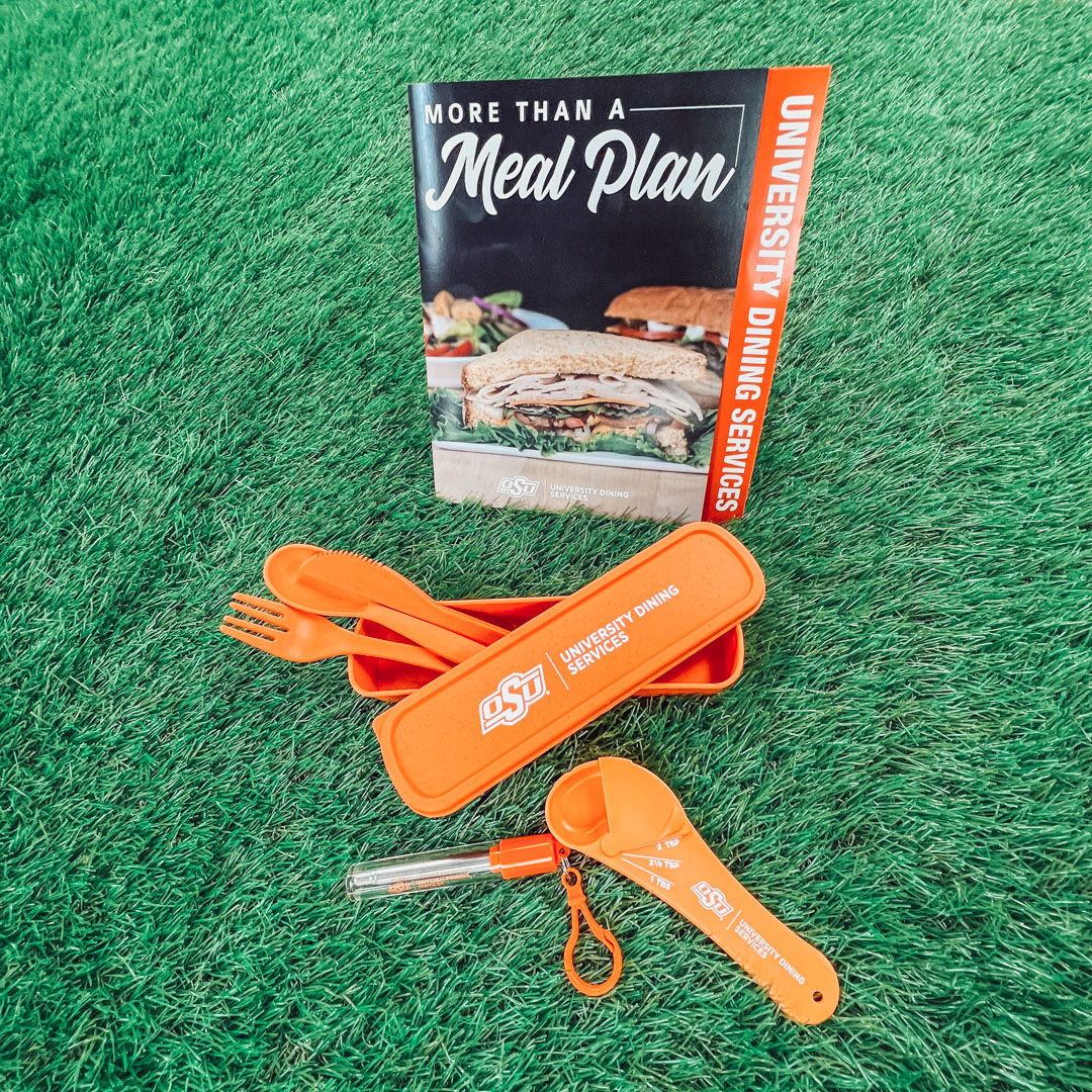 Stop by the UDS table at New Student Orientation this summer to  learn all about everything University Dining Services has to offer and pick up some free swag while you're there! 🤠

#okstate #okstate27