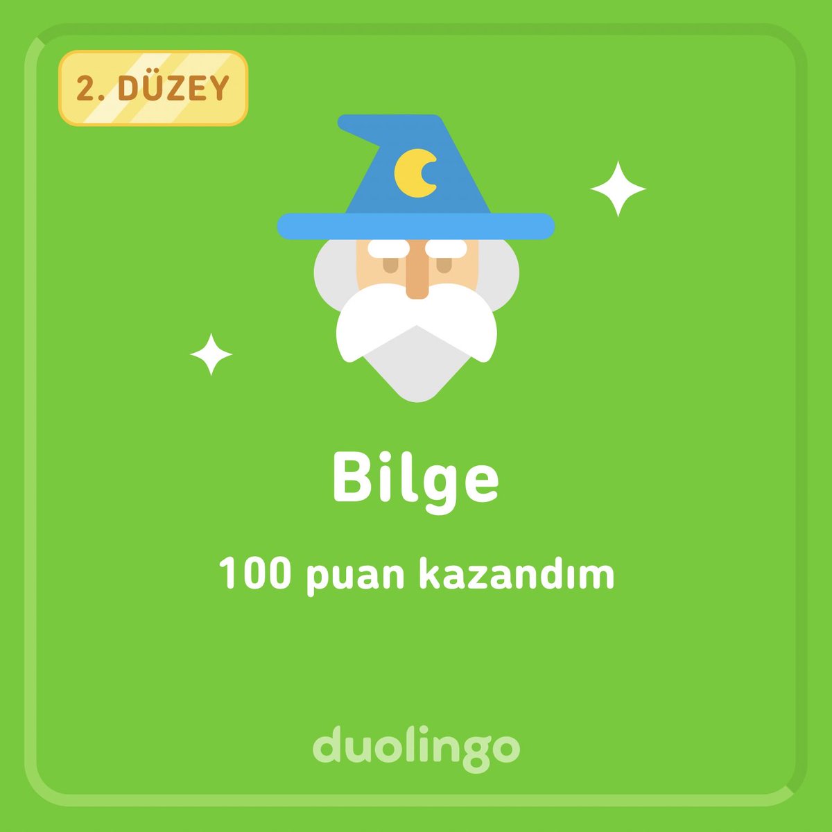 Duolingo'da bir başarının kilidini açtım! Dil öğrenmek için ücretsiz, eğlenceli ve etkili.