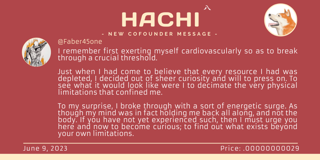 RealHachiToken's tweet photo. - new cofounder message -
@Faber45one @0xAramis
#RealHachi #Hachiko $HACHI
https://t.co/YJFRJ7F4SR ๐ค https://t.co/mw6qrPJyoh