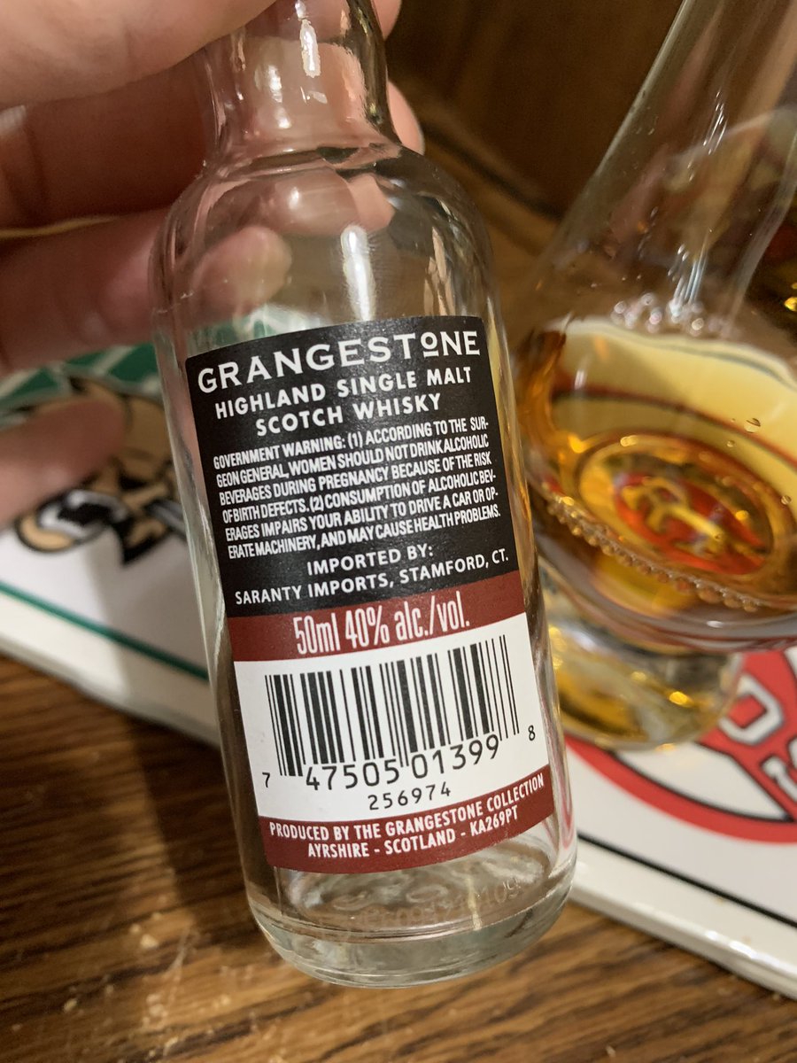 RealBMaxwell's tweet photo. Got some mini drams to try for #fridaynightdram starting off with #grangestone Rum Cask Finish 🥃😃🏴🐢 #flange @whiskeytalk2U @BertSmedley @craig1scotty @PaulOBrien10 @decoreape7 @DKenni @BrianVolkert @cb_phil @Kubrickx @JonMontag @CorkBeer @WhiskeyCat1324 https://t.co/zkxHYCJ49K