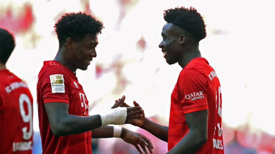 🚨🎖️| JUST IN: Alaba is trying to lure Davies to join Real Madrid. @Plettigoal