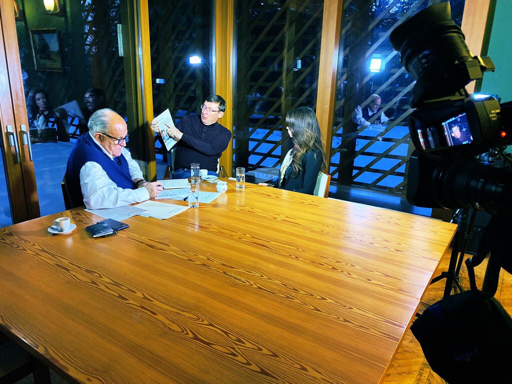 In Nov. 2019, just 6 months into my role at @OANN I decided to track down the roots of the Ukraine-Biden bribery scandal. I flew to Hungary and Ukraine w/@RudyGiuliani - collected ~30 hrs of taped interviews w/MPs, Victor Shokin, and Yuri Lutsenko. They confirmed for us then…