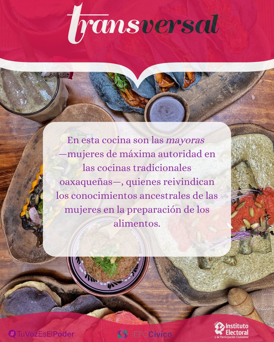 #FoliosTransversal  Hierba Dulce es una cocina feminista que apuesta por la desindustrialización del comer. 🌽🥑🌶️ Puedes visitar su sitio aquí: hierba-dulce.com y leer acá Folios 36: iepc.cc/nf8NvdN  
#IEPCCívico #YoLeoDemocracia
