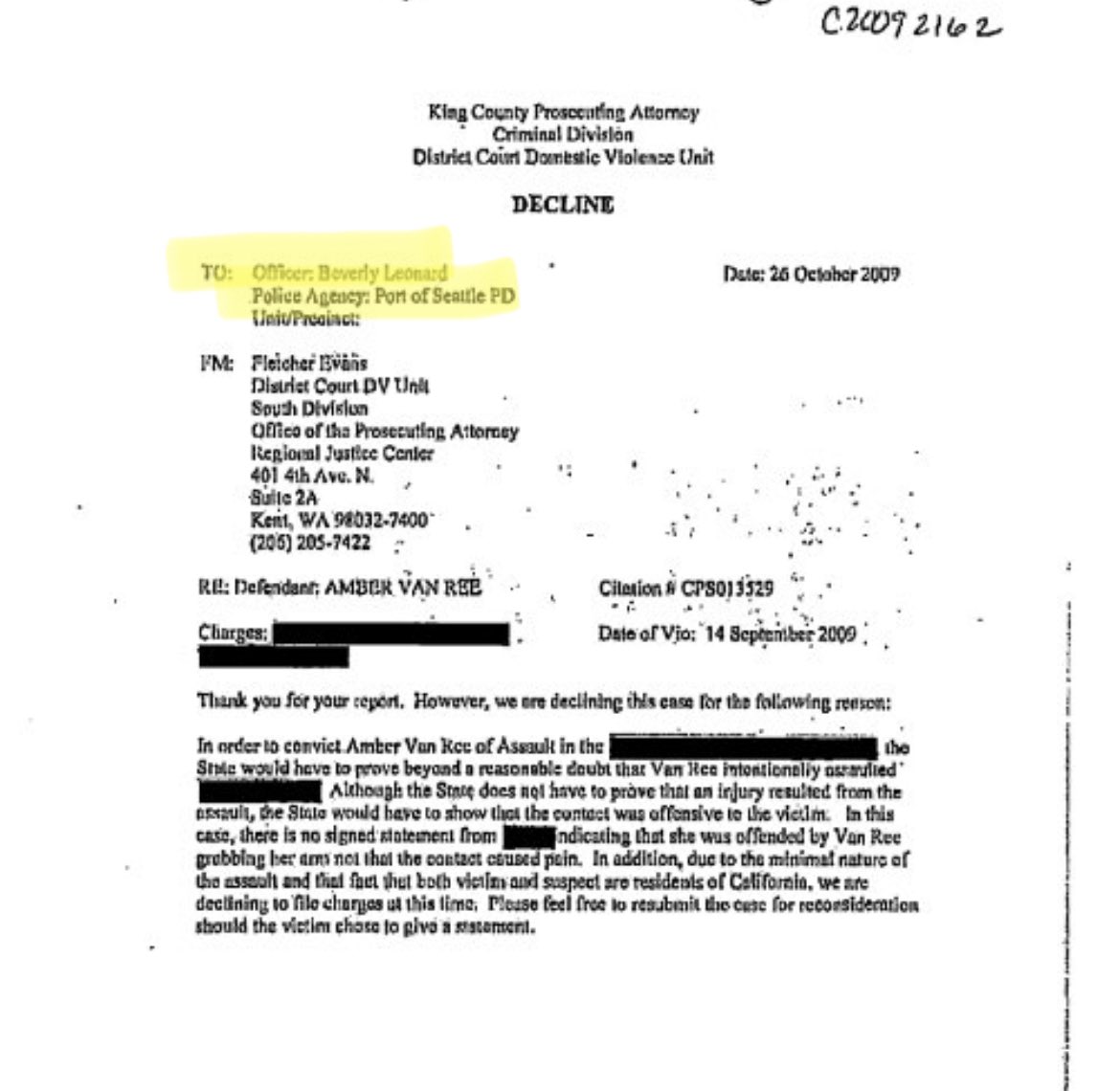 In your own provided transcript, Ms. Bredehoft is indicating that Ms. Leonard cannot 𝘵𝘦𝘴𝘵𝘪𝘧𝘺 to being an officer, which means she inherently couldn’t testify to being the arresting officer. Within my thread there is documentation that Ms. Leonard, was indeed, an officer.