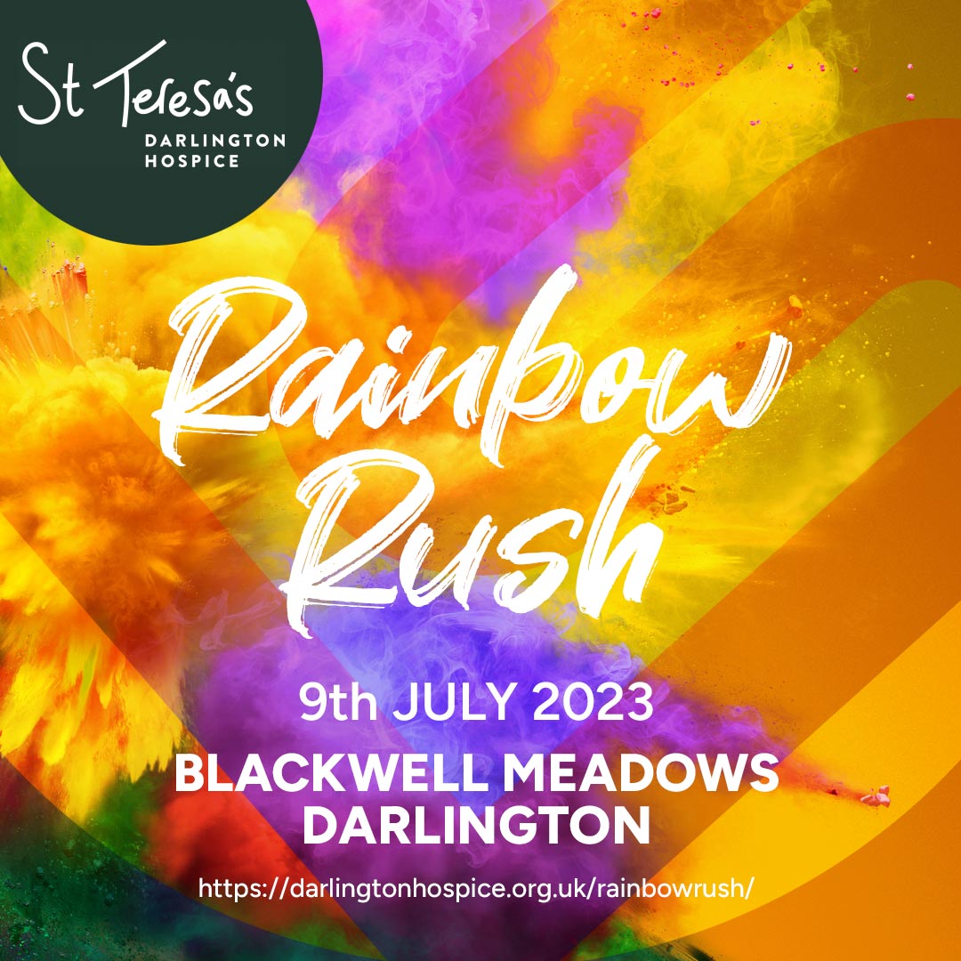 LaneSystems's tweet photo. #RainbowRush Sunday July 9th

Join @StTeresas at Blackwell Meadows Rugby Football Club for a Powdered Paint #FunRun &amp; more!
https://t.co/6ZpgCrajrF

Sign up &amp; support a great cause!
#StTs #StTeresasHospice #Fundraising #SouthDurham #NorthYorkshire #CountyDurham #Darlington https://t.co/JXyA7Xr37b
