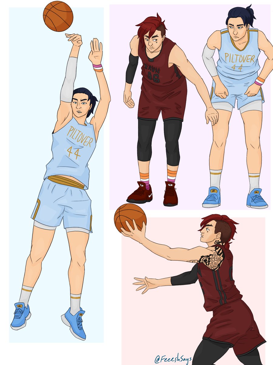 fish posting another sports AU? no waaaayyy 🫨 

caitvi basketball AU!! i played ball in college so this one was a ton of fun 🫡

#caitvi #arcane #arcaneart #piltoversfinest #violyn #LeagueOfLegendsFanArt