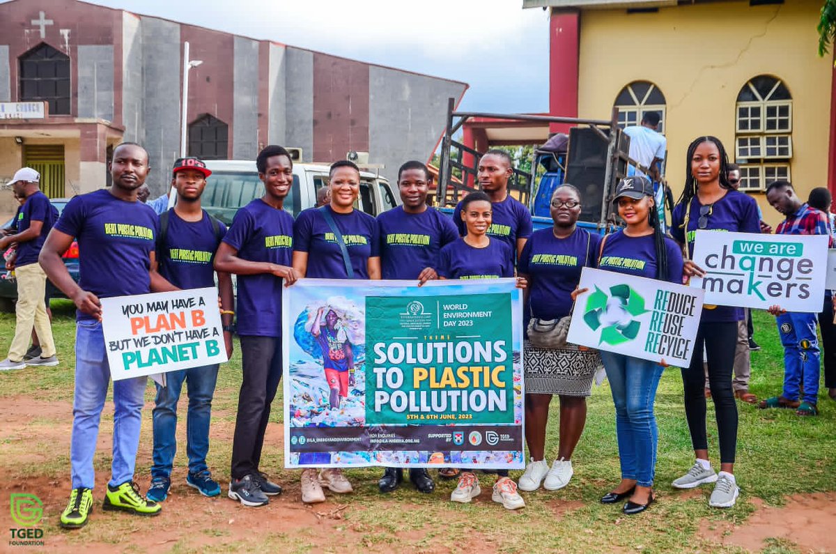tgedfoundation's tweet image. TGED Foundation remains committed to helping achieve a sustainable environment  through various activities directed at championing this course.
#ThinkGreen, #ThinkClean
#ThinkTGED, #ThinkEnvironmentalSustainability