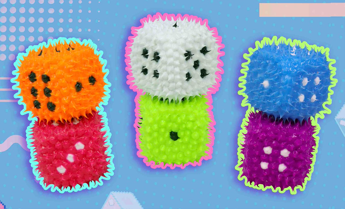 Dice dice baby 🎲💖 stack them, squish them and roll them! 

#dice #d6 #dicecollection #squishytoy #fidgettoy #fidgettoys #sensorytoy #sensorytoys #cutetoys #dicelovers #collectables #cute