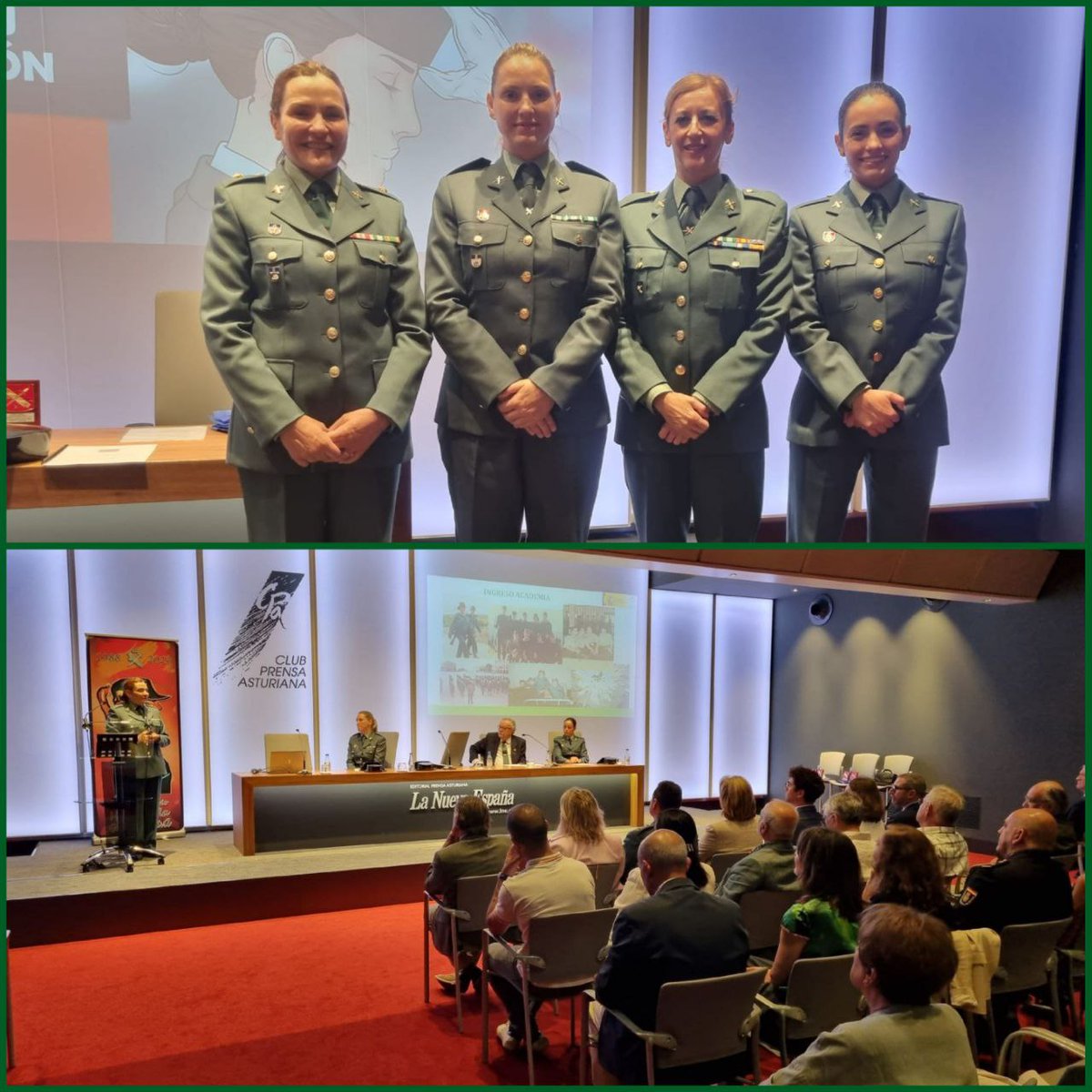 RAGCEasociados's tweet photo. @ragceasturias acudió Conferencia "La Mujer en la Guardia Civil,  35 Años" organizada por HABECU Asturias y colaboración de la XIV Zona Comandancia Principado de Asturias, dentro actos programados para celebración 179°Aniversario de la Fundación @guardiacivil
#SiempreGuardiaCivil https://t.co/AT6e33HLK1