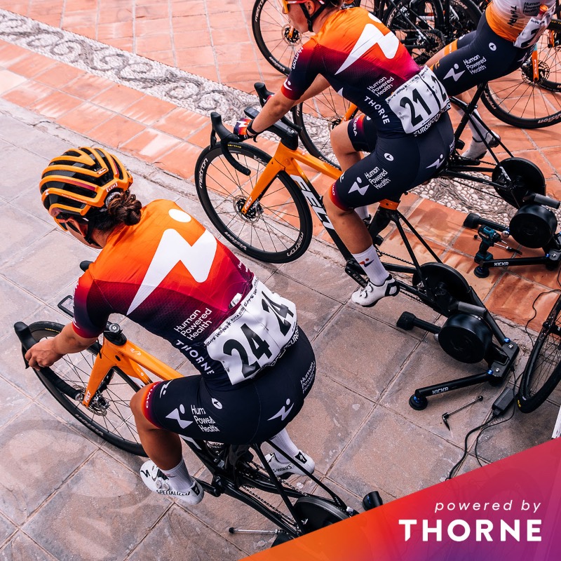 hphcycling's tweet photo. Get ready for the Social Spin!

Ride along with Makayla MacPherson on @wahooRGT and earn a chance to win a @thornehealth bundle and @pactimo jersey ⚡️

June 20th at 6:15 pm CST 

#HumanPoweredHealth | #Wahooligan