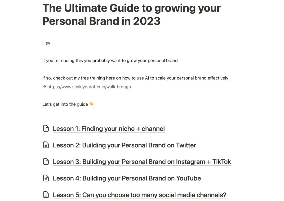 In 3 months I've grown personal brands to: $20k/m $60k/m $30k/m In less than 60 days each I wrote a FULL GUIDE on how you can do the same. I should be charging $2,000 for this information Like, RT + Comment 'brand' and I'll DM it to you for FREE (must be following me)