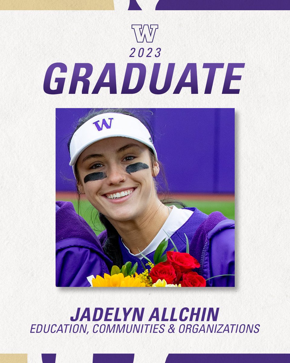 UWSoftball's tweet photo. HUSKY GRAD 🎓

Congratulations, @jadelynallchin!

#MightyAreTheWomen x #UWGrad23 https://t.co/wFnJYH84z0