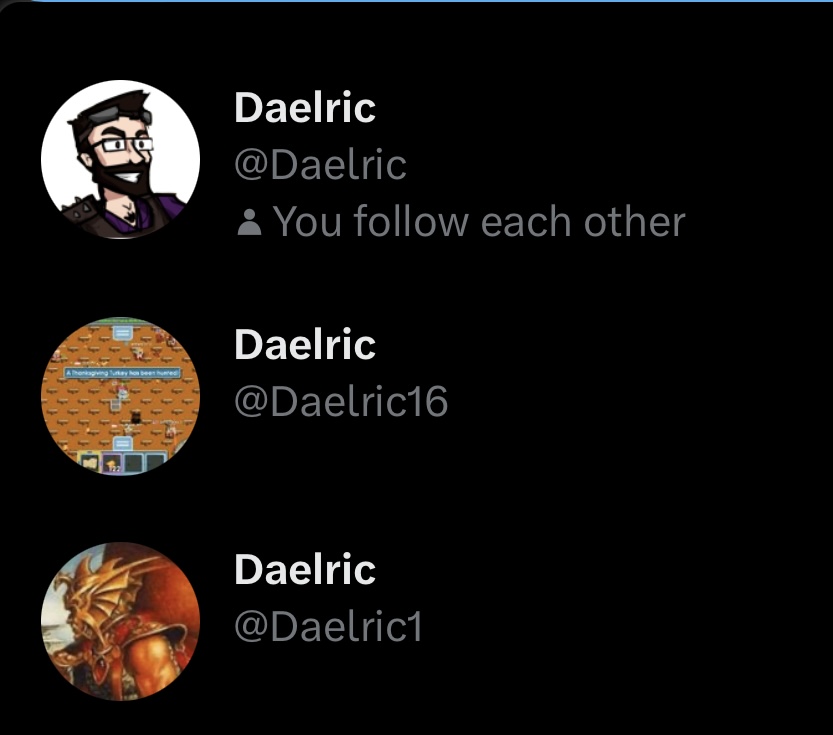 Daelric tweet media