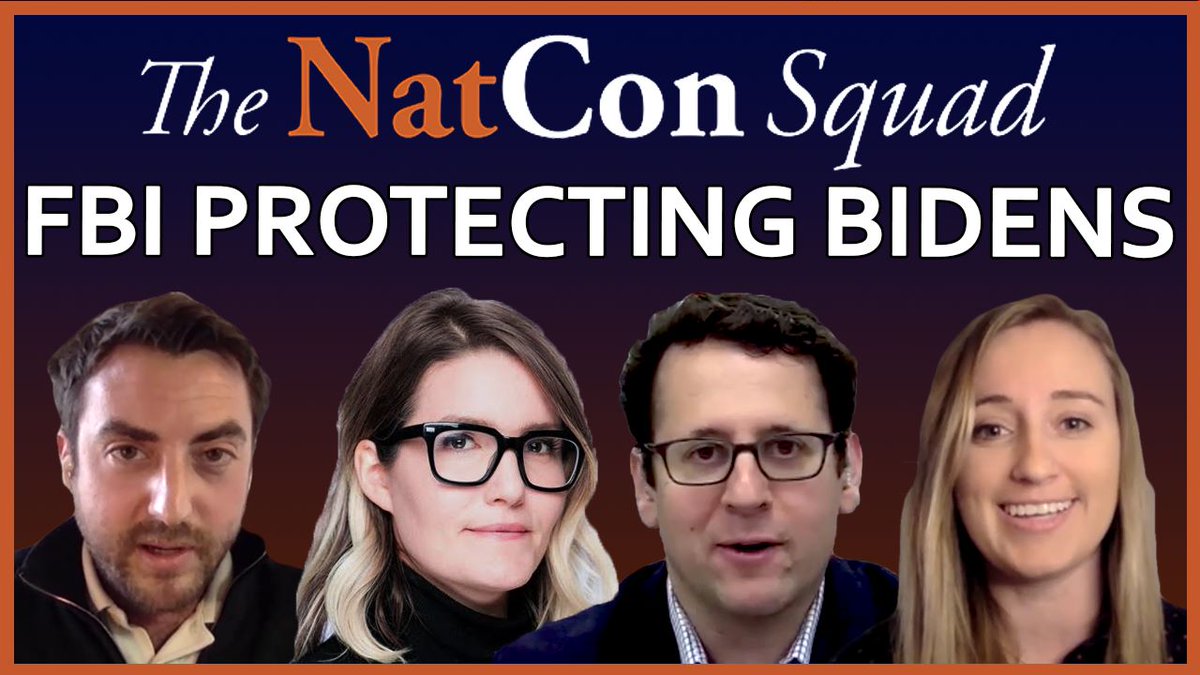 Out now! The latest episode of 'NatCon Squad' featuring @josh_hammer, @InezFeltscher, @bhweingarten & @emilyjashinsky. This week:

-FBI Protecting Bidens
-Corporations Pull Back on 'Pride”
-Pence & Christie Enter the Race
- Wokeism & 2024

Watch here: youtube.com/watch?v=8-VAhH…