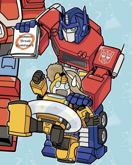 'Bumblebee isn’t actually Optimus son, they aren’t even meant to be coded like that—' 

OH YEAH??? EXPLAIN THIS THEN