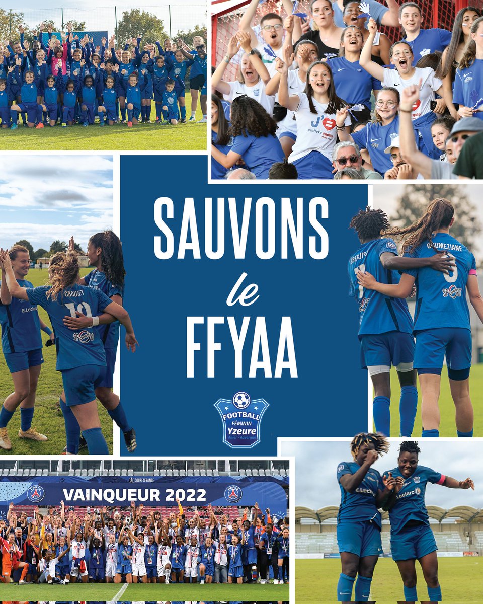 Le club, nos bleues, les jeunes, les bénévoles... ont besoin de vous ! 

L'histoire du FFYAA ne peut pas se terminer 🔵⚪

Participez à la cagnotte Leetchi pour sauver le club. 

Ensemble ! 👊
leetchi.com/fr/c/ffyaa-ope…