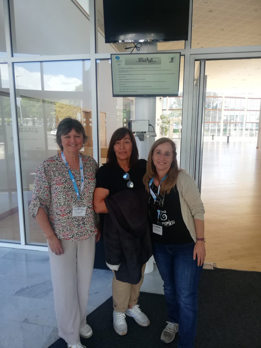 Estamos presentes en el BCBL en Donostia en la 4ª edición de iWORDD (sobre la lectura y la dislexia del desarrollo). Asisten nuestra Presidenta Esther López Carbajales de <a href="/Agadix/">AGADIX</a>, Anita Pestaña de @Dislecan y Carmen Anderson de la asociación de Guipúzcoa (<a href="/Dislegi/">Dislegi</a>).