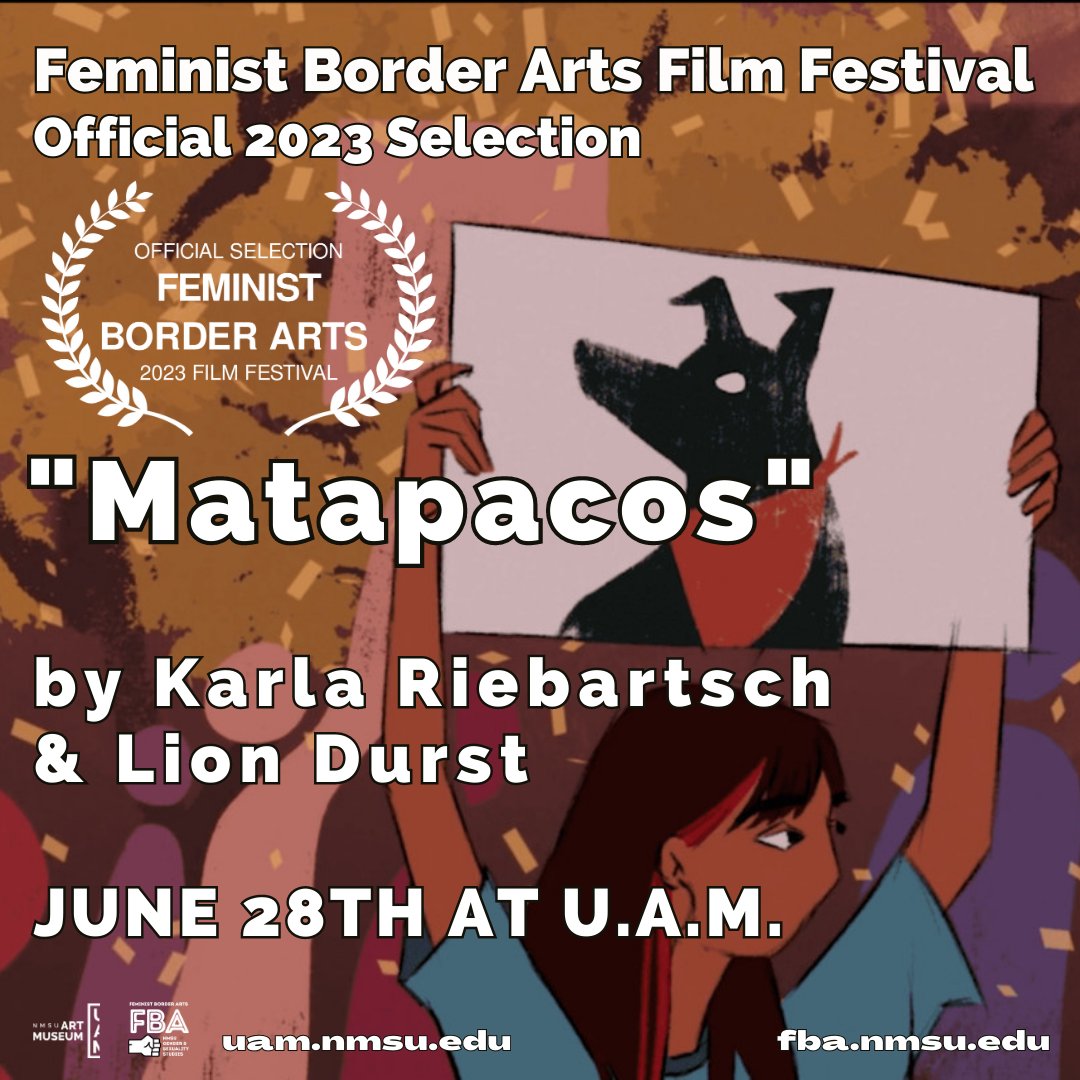 gensXprof's tweet photo. Join us at #FBAFF2023 for "Global Animations." Don't miss "#Matapacos" by Karla Riebartsch & Lion Durst, inspired by the famous Chilean "Riot Dog" Negro Matapacos. A tale of a young protester & a stray dog taking a stand against police brutality. #Animation #pride #filmfestival https://t.co/HRPVtMQtY0