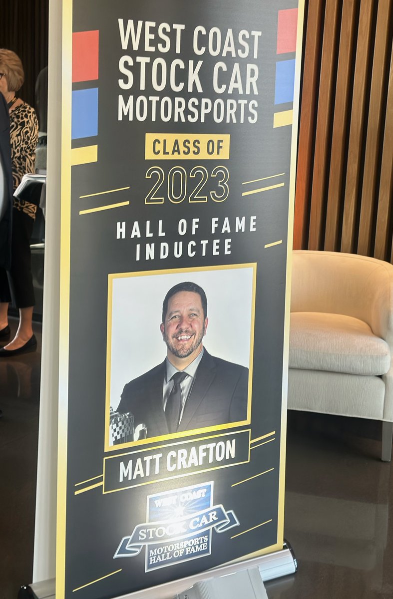 Congratulation @Matt_Crafton! Last evening, Crafton was inducted into the @WestCoastHOF. Press release: bit.ly/42wio6Q Induction ceremony: bit.ly/3J79CFI