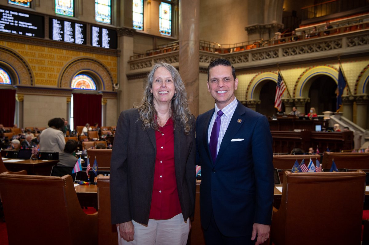 Our own <a href="/jnjlampman/">Joellen Lampman</a>  was recognized by <a href="/AsmSantabarbara/">Angelo Santabarbara</a> was recognized by <a href="/AsmSantabarbara/">Angelo Santabarbara</a> on the floor of the #NYAssembly this week for her efforts to keep New Yorkers safe from ticks and tick-borne diseases through education and outreach. Kudos <a href="/jnjlampman/">Joellen Lampman</a>. We're proud of you!