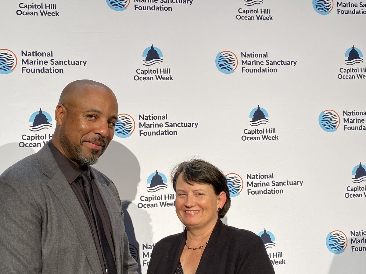 It was great to meet new @marinesanctuary President and CEO, Joel Johnson, at #CHOW2023!