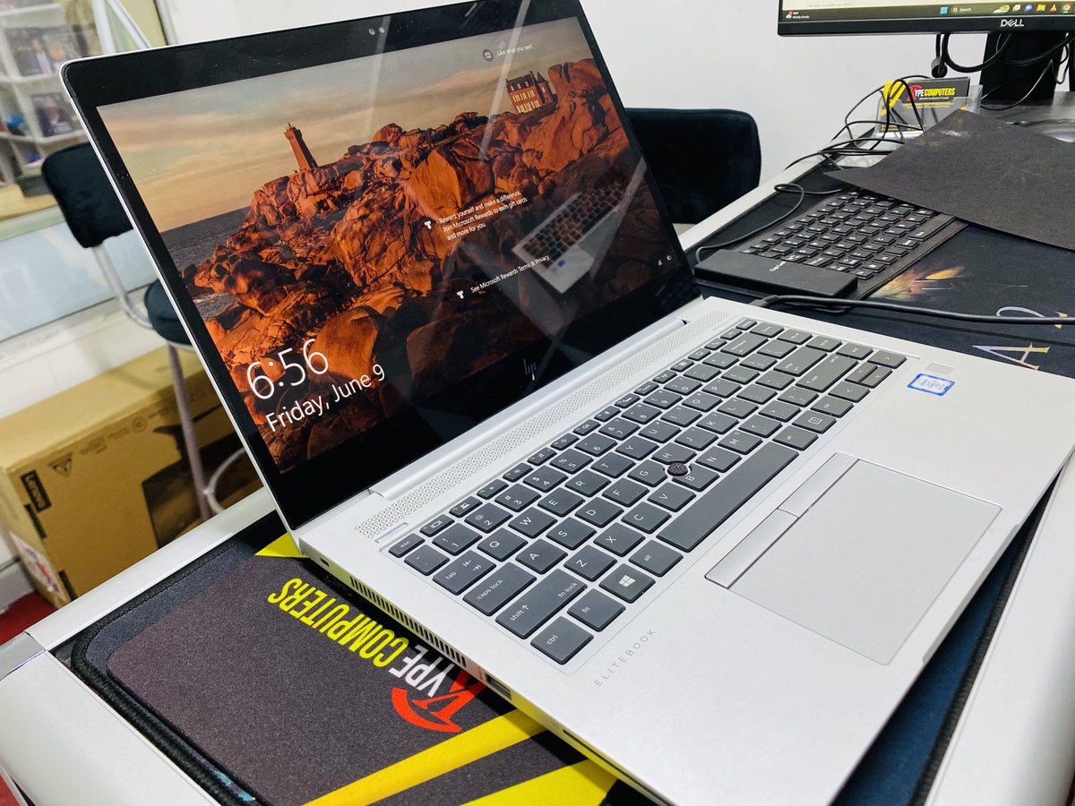 Powerful, secure, and durable laptop that connects easily to keep you productive. 
HP Elitebook 840 G5 
14' FHD Business Laptop 
Intel Quad-Core i7-8550U, 
16gb DDR4, 
256GB PCIe NVMe M.2 SSD) 
Touchscreen 
Fingerprint, Backlit, Thunderbolt, B&O Audio, HDMI, 
KSHS 45,500

Visit…